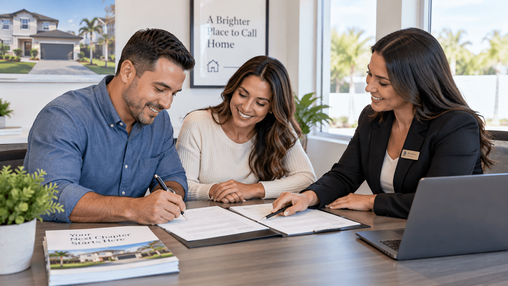 Reviewing a new construction home purchase contract in Florida